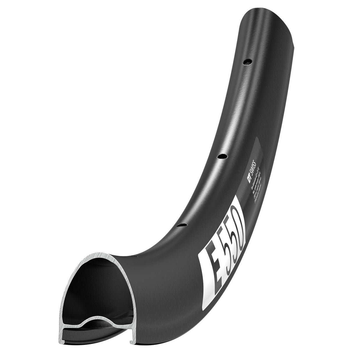 E 550 Tubeless Ready 700c Disc Rim, 28h, Black  NLS