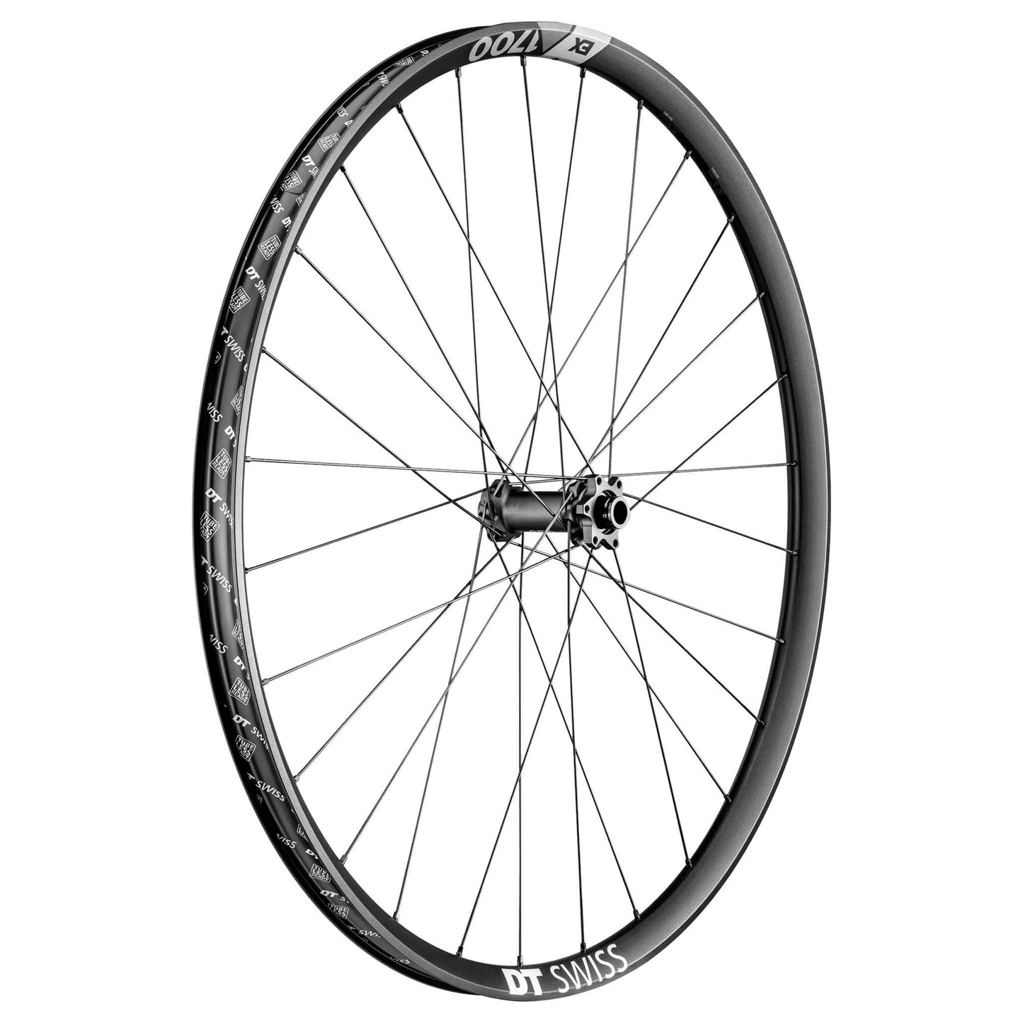 DT Swiss EX 1700 Spline Front Wheel - 27.5" 15 x 110mm Boost 6-Bolt Black