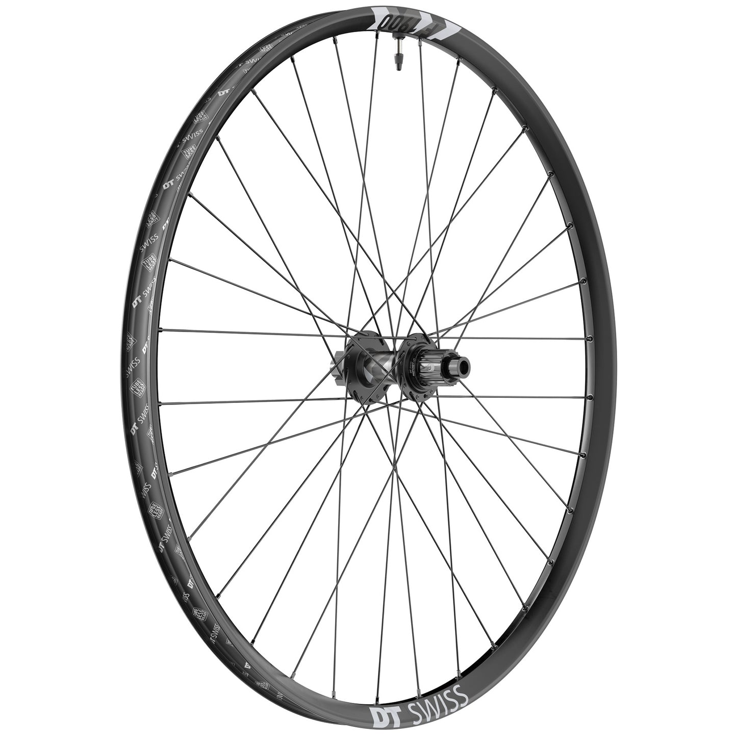 DT Swiss F 1900 Classic Rear Wheel - 29" 12 x 148mm 6-Bolt Micro Spline Ratchet LN 18 BLK