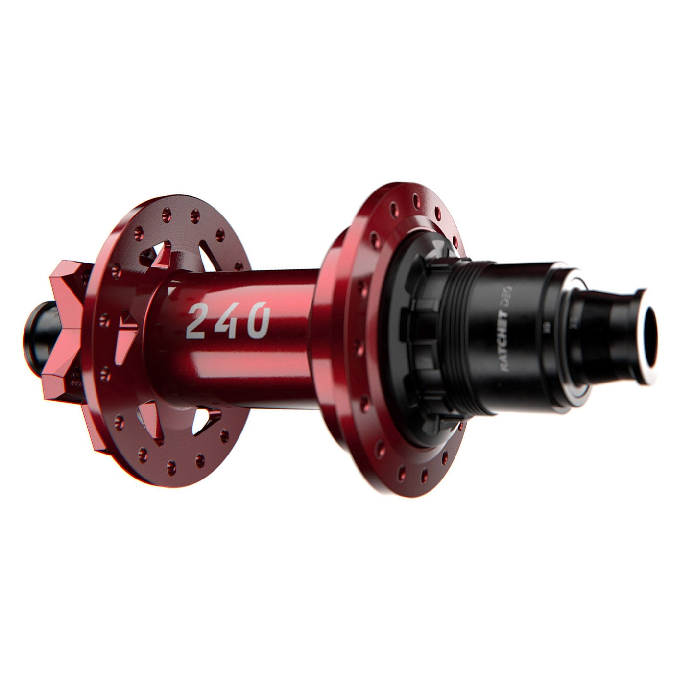 DT Swiss 240 DEG Rear Hub - 12 x 148mm 6-Bolt XD Limited Edition Red 32H 90pt