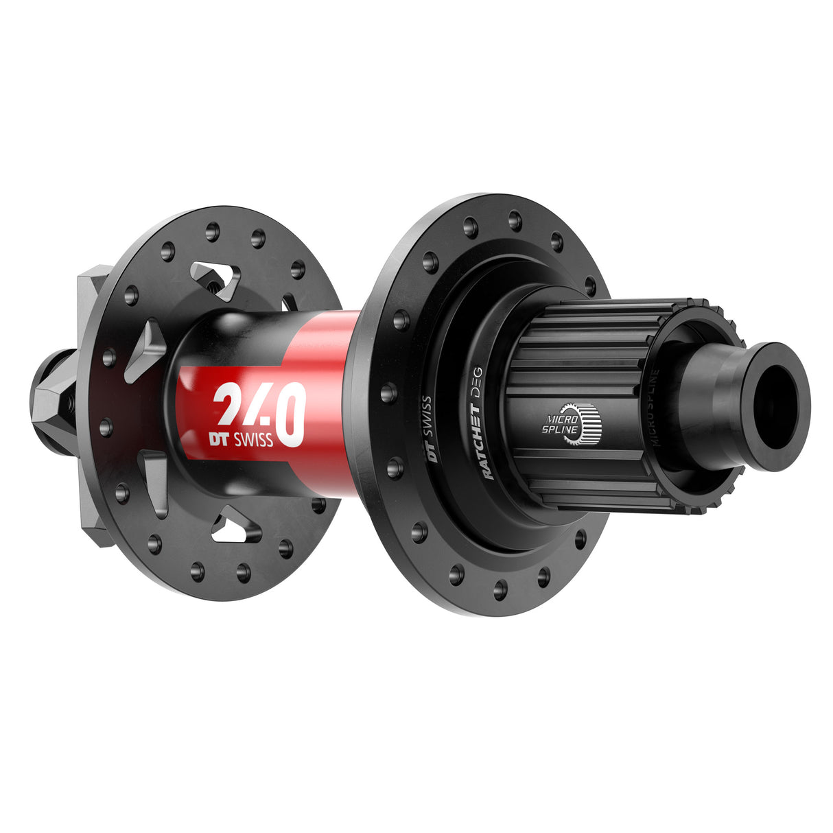 240 DEG 6B-Disc Rear Hub, 32h, 12x148mm, MS