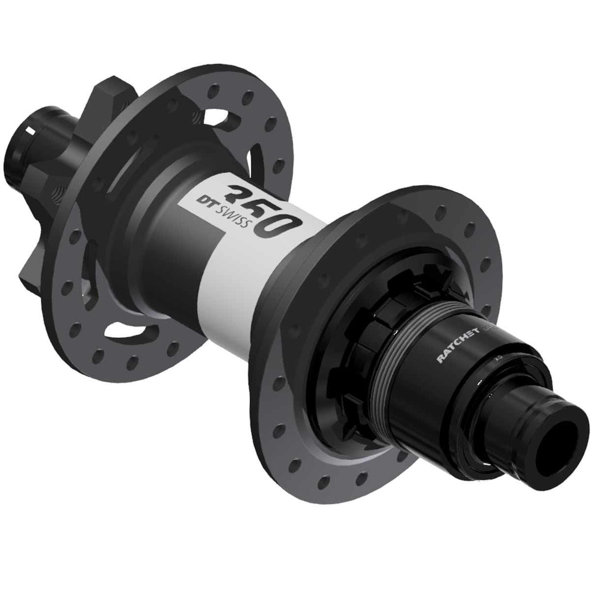 350 DEG 6B-Disc Rear Hub, 32h, 12x148mm, XD