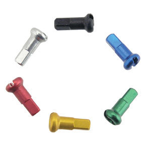 Alloy Nipple, 14g/12mm, Blue, Box/100