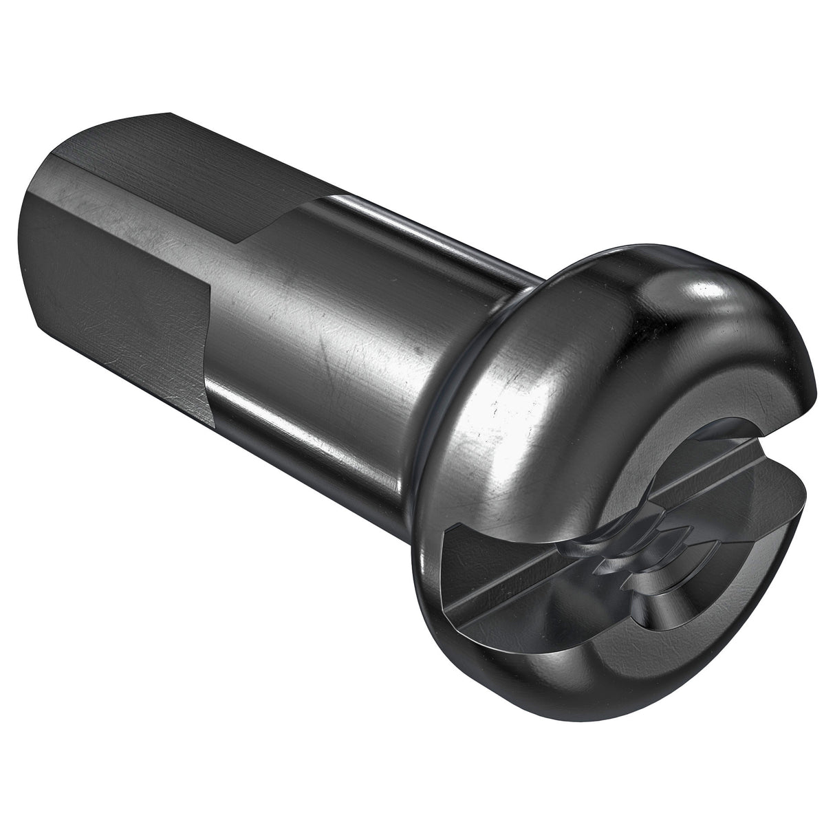 ProLock Alloy Nipple, 14g/16mm, Black, Box/100