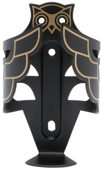 The Owl Cage Bottle Cage, Black/Gold