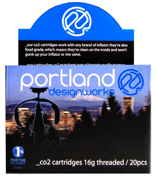 CO2 Cartridge, 16g Threaded, 20/Box
