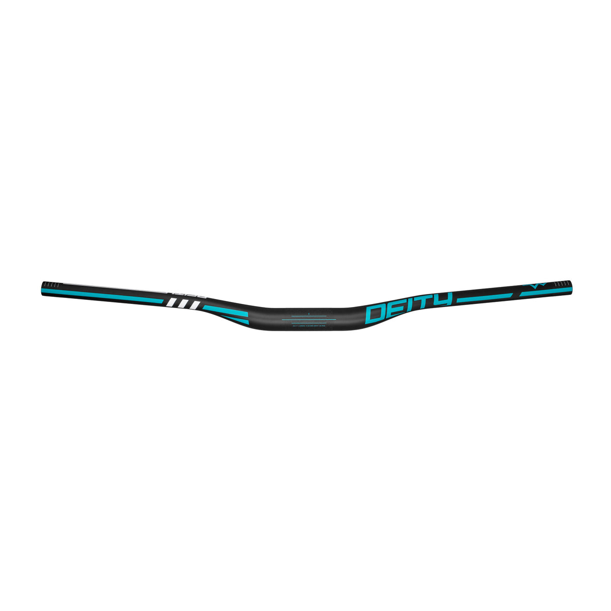 Skywire Carbon Riser Bar (35) 25mm/800mm, Turq  NLS