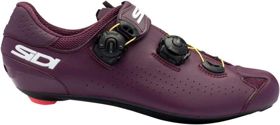 SIDI Genius 10 Road Shoes - Men's Wine 45.5