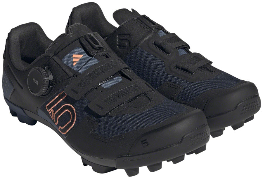 Five Ten Kestrel BOA Mountain Clipless Shoes - Women's Legend Ink/Core BLK/Coral Fusion 6