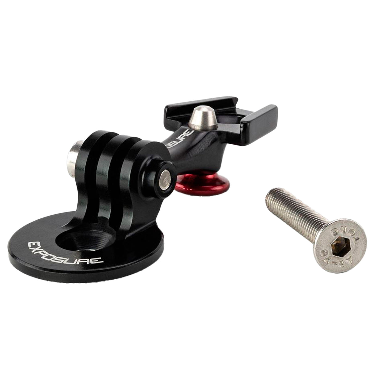 Action Camera Stem Cap Mount with Light Mount