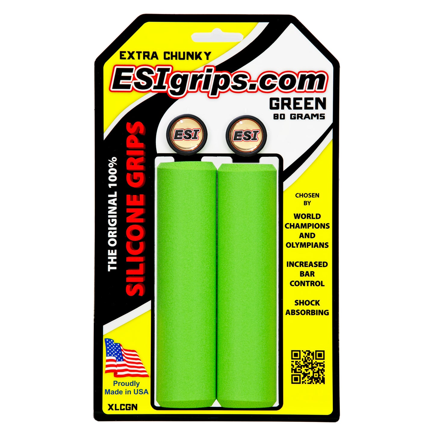 ESI Extra Chunky Grips - Green