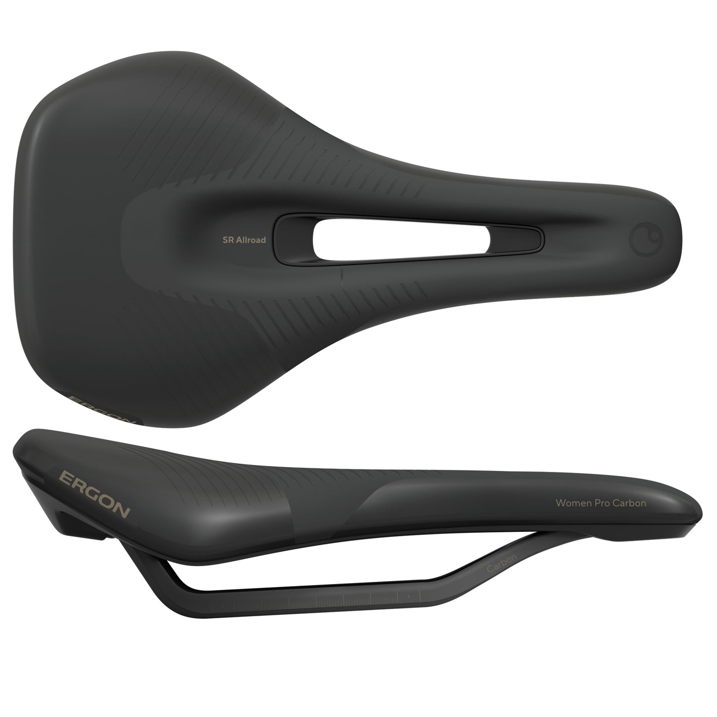 Ergon SR Allroad Pro Carbon Saddle - Carbon Black Womens Small/Medium