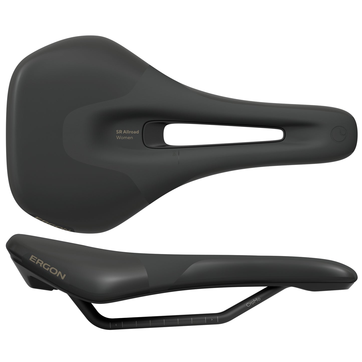 Ergon SR Allroad Saddle - Chromoly Black Womens Small/Medium