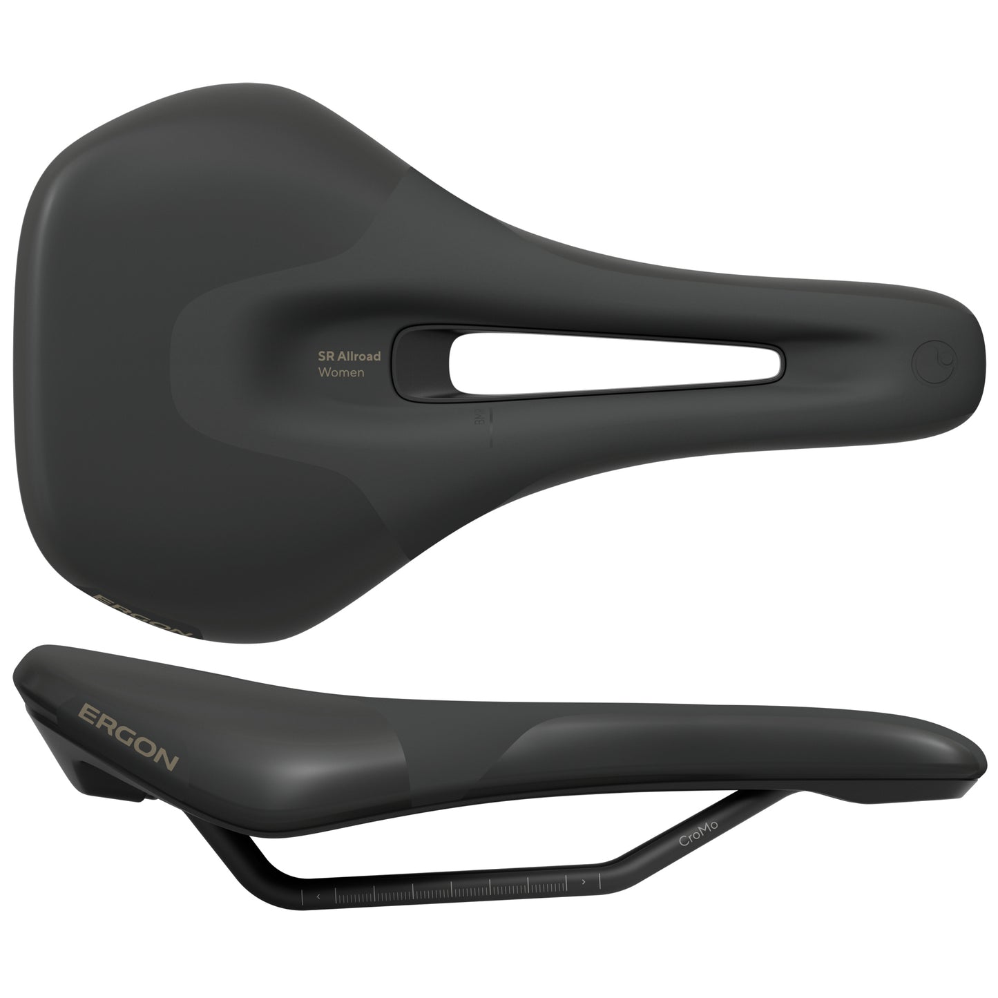 Ergon SR Allroad Saddle - Chromoly Black Womens Medium/Large