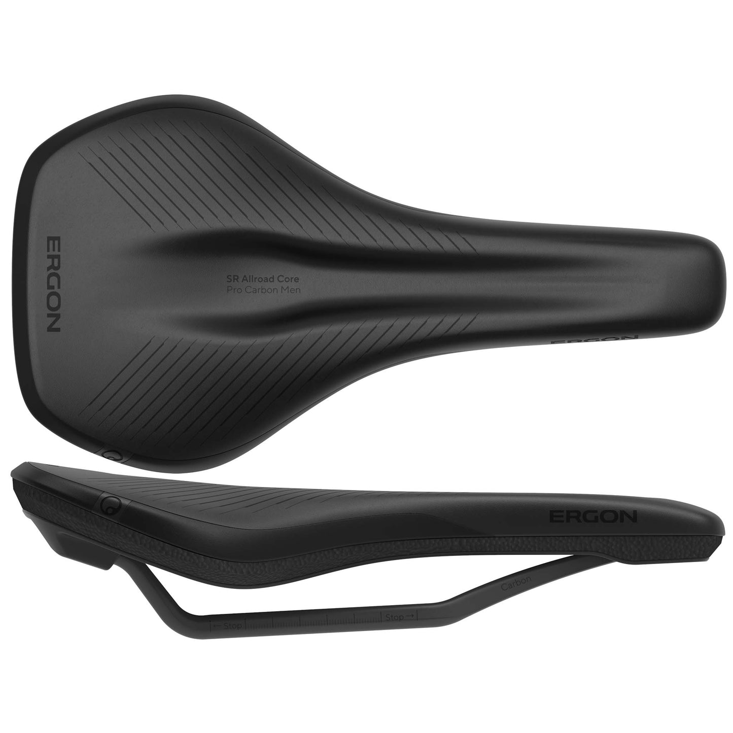 Ergon SR Allroad Core Pro Carbon Saddle - S/M Stealth