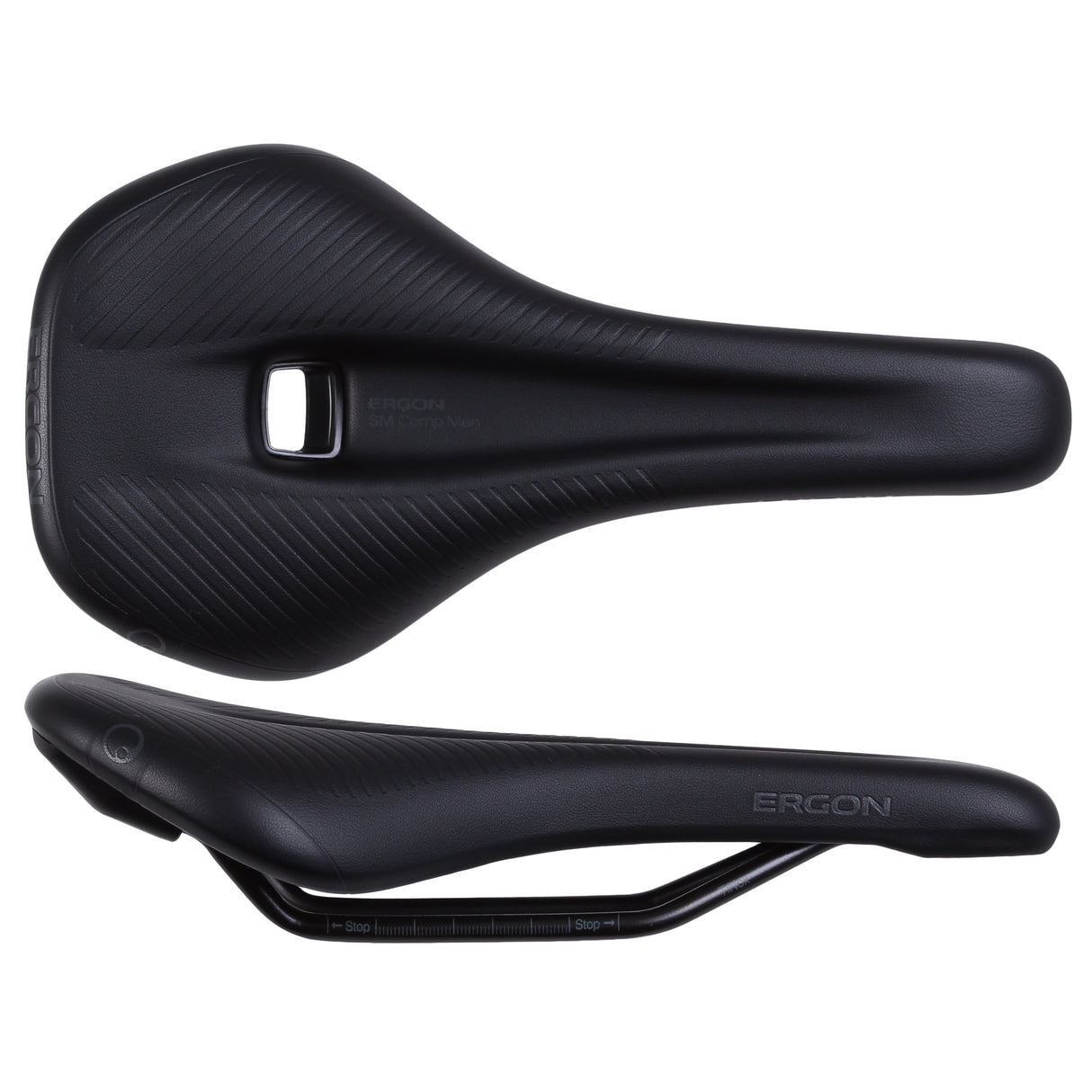 SM Comp Men's Saddle, Small/Medium, Stealth