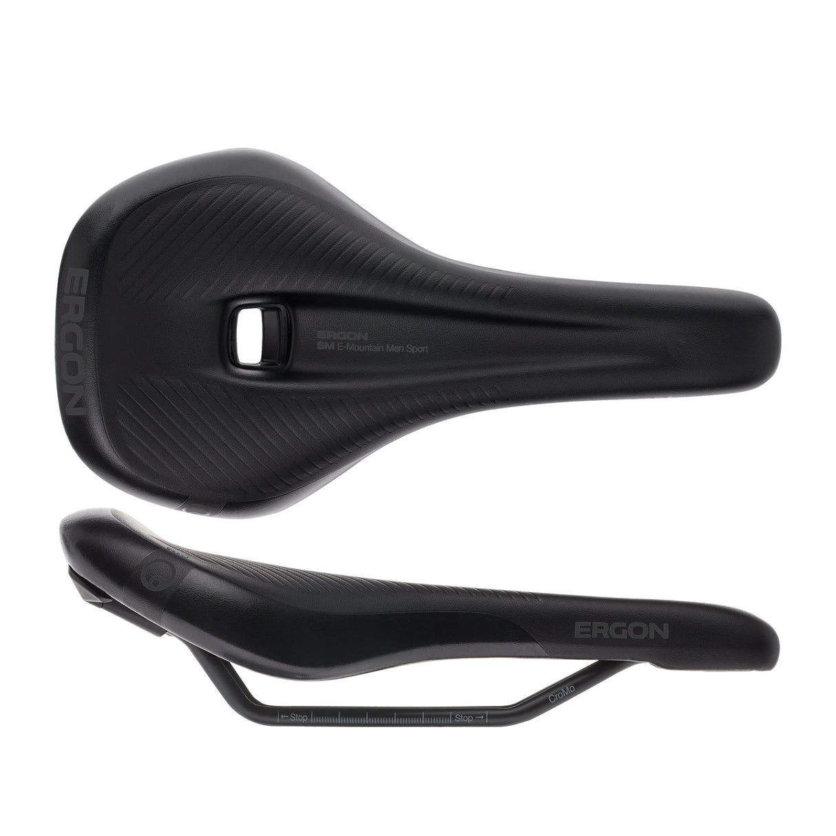 SM E-Mountain Sport Men's Saddle, M/L, Stealth