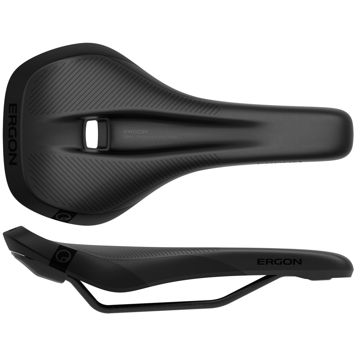 SM E-Mountain Pro Men's Saddle, S/M, Stealth