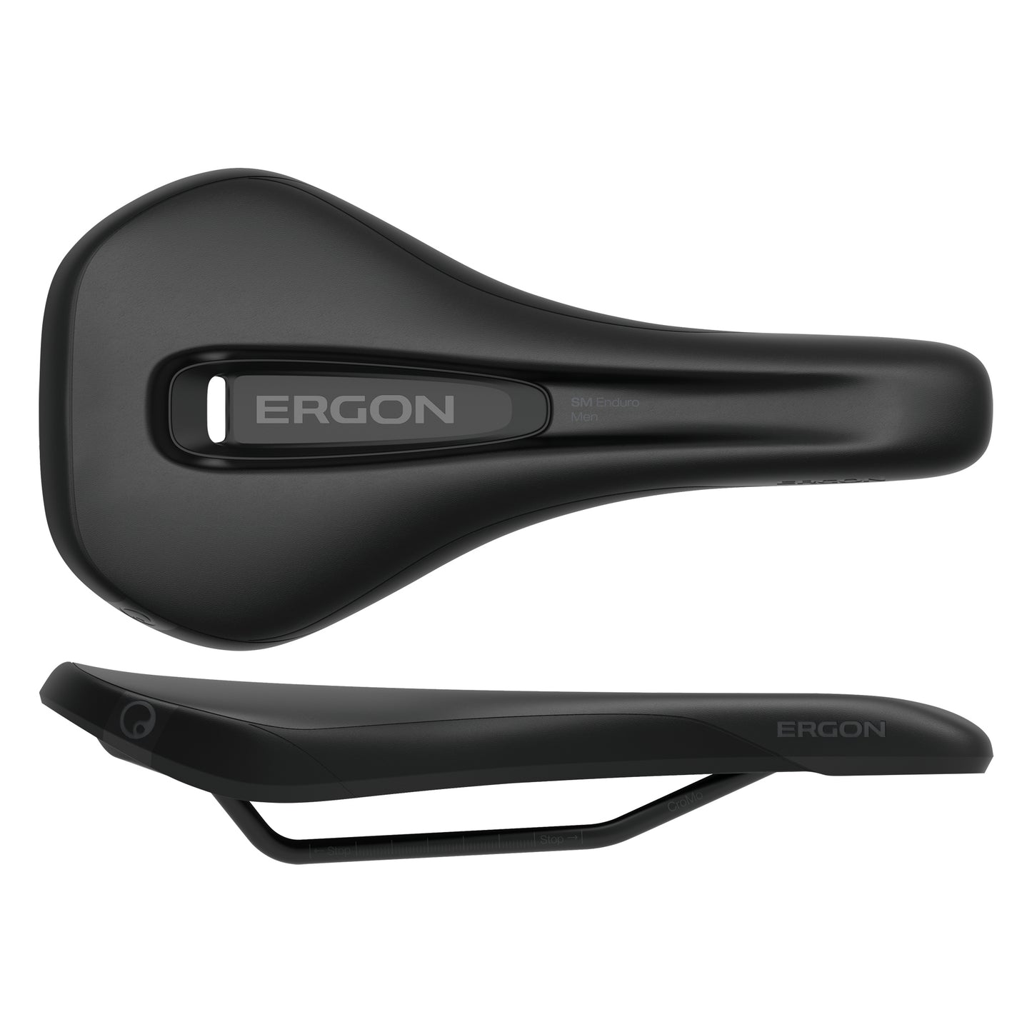 Ergon SM Enduro Saddle - Stealth Mens Small/Medium