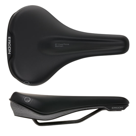 Ergon ST Core Evo Womens Saddle - MD/LG Black/Gray