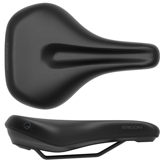 Ergon SC Core Prime Saddle - Black/Gray Womens Small/Medium