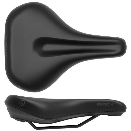 Ergon SC Core Prime Saddle - Black/Gray Womens Medium/Large