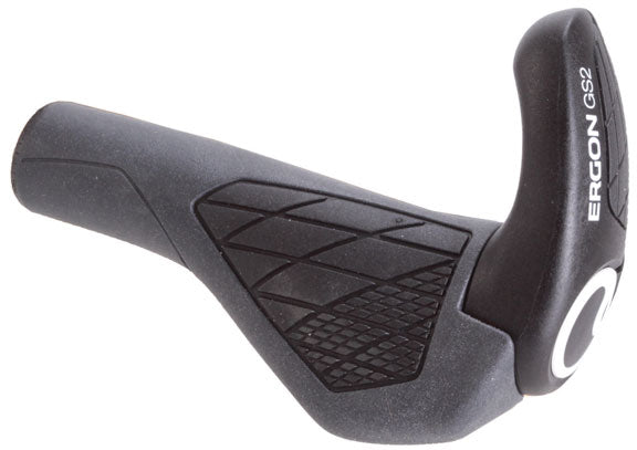 Ergon GS2 Grips - Black/Gray Lock-On Small