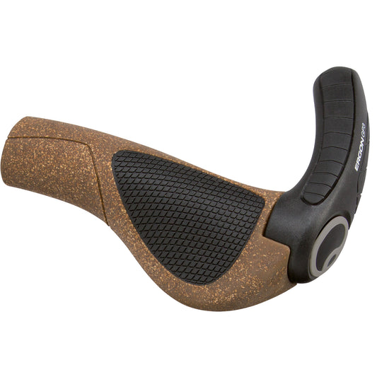 Ergon GP3 Evo BioKork Grips - Lock-On Small Black/Tan