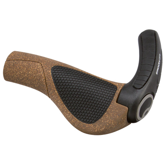 Ergon GP3 Evo BioKork Grips - Lock-On Large Black/Tan