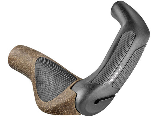 Ergon GP5 BioKork Grips - Lock-On Small Black/Tan