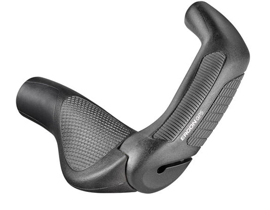 Ergon GP5 Grips - Black/Gray Lock-On Large