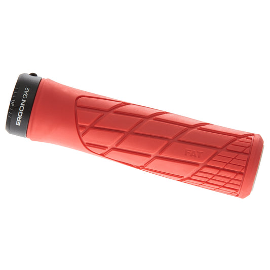 Ergon GA2 Fat Grips - Risky Red Lock-On