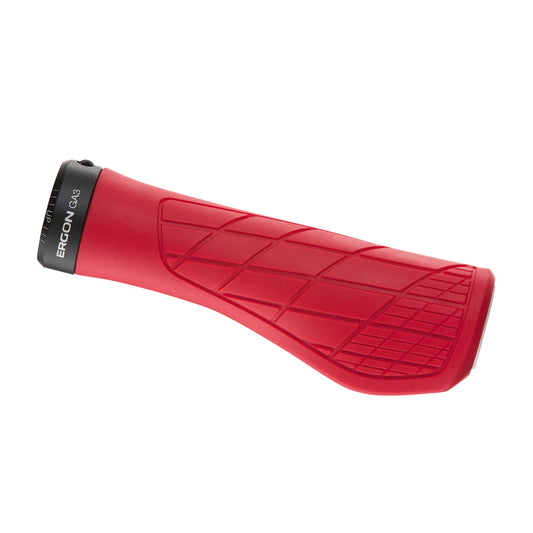 Ergon GA3 Grips - Risky Red Lock-On Large