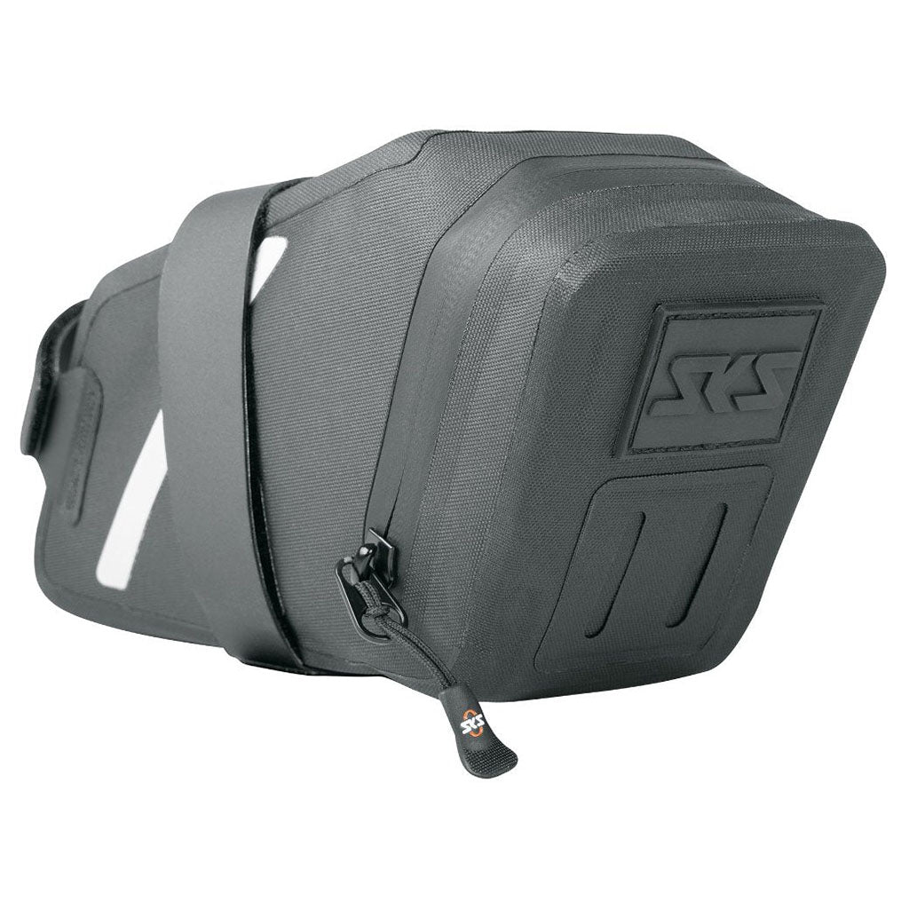 Trail Saddle Bag, 0.9L, Strap Mount, Black  NLS