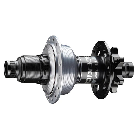 e*thirteen Sidekick Rear Hub - 12 x 148mm 6-Bolt XD BLK/Sterling Silver 32H