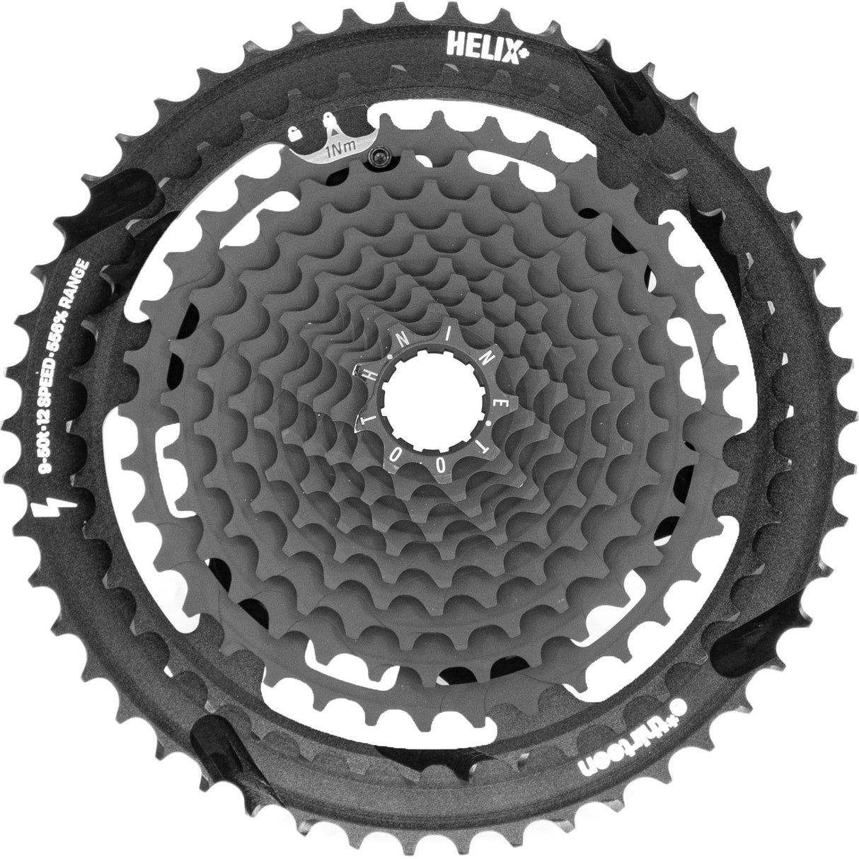 Helix Plus 12sp Cassette, 9-50t - Black  NLA