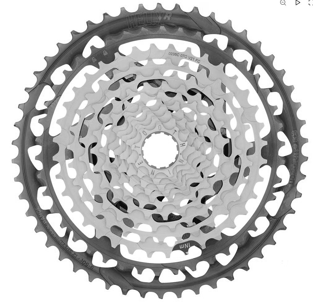 Helix Race 12sp Cassette, 9-52t - Black