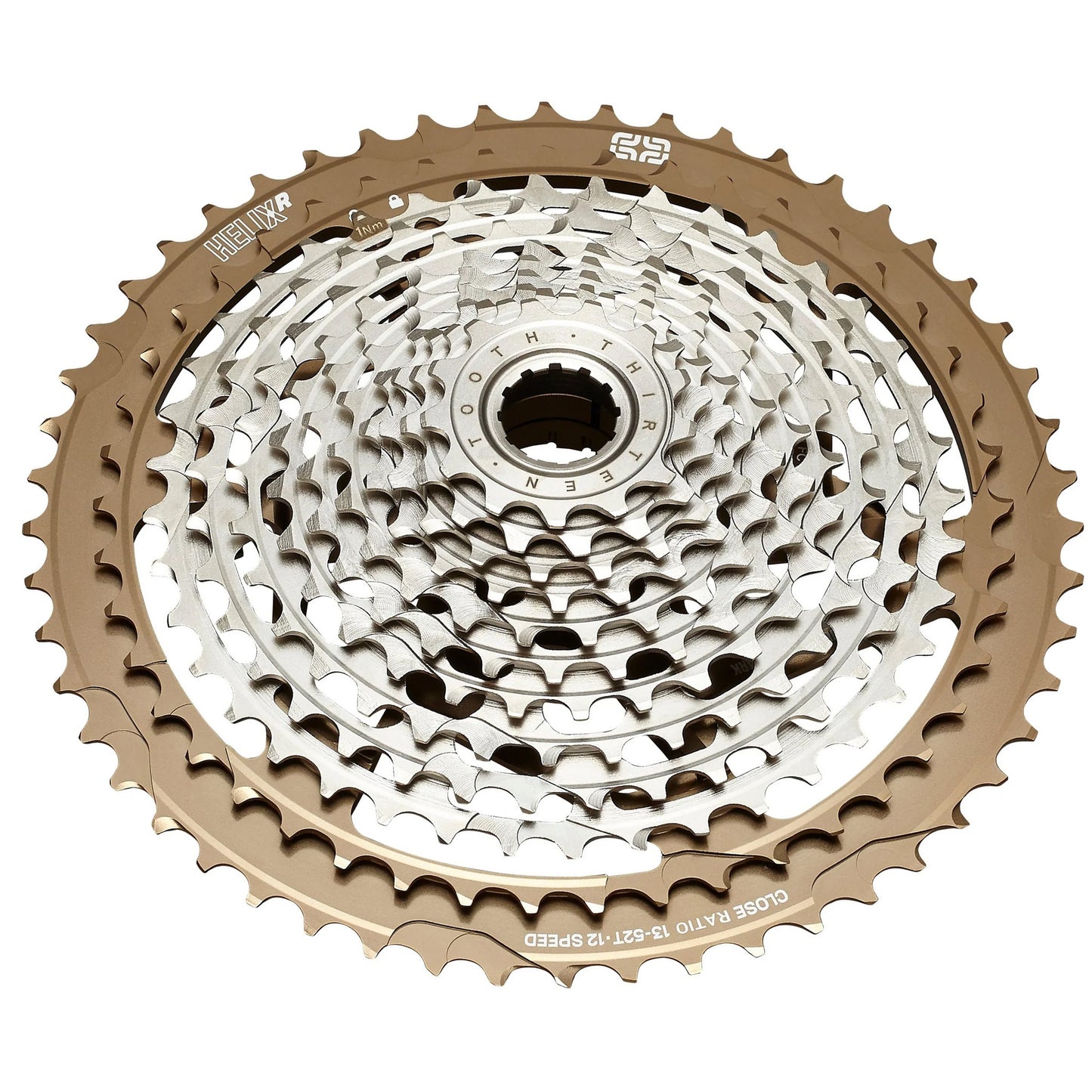 E*thirteen Helix Race 12sp Cassette 13-52t - Bronze