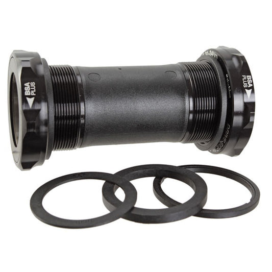 e*thirteen BSA Threaded Bottom Bracket - 68/73mm For 30mm Spindle Black