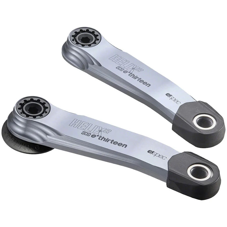 e*thirteen Helix Race Alloy e*spec Crank Arm Set - BOSCH Gen4-Brose S Mag-TQ HPR50 26.5mm Offset 155mm Self Extractor Silver