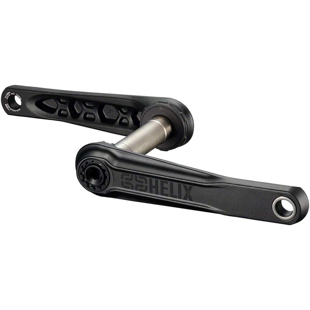 Helix Core Alloy Crank (73mm) 165mm  - Black  NLS