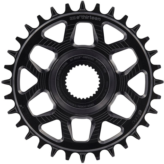 e*thirteen Helix Race e*spec  Chainring - Bosch Gen4 Direct Mount 13mm Offset 34T 11/12 Speed BLK