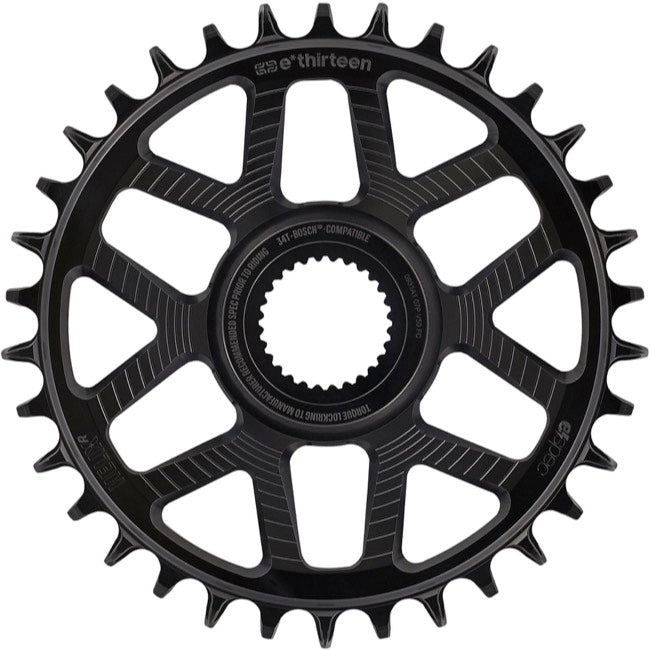 e*thirteen Helix Race e*spec  Chainring - Bosch SX / Gen4 CX Direct Mount 15mm Offset 32T 11/12 Speed BLK