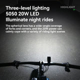 Front Light External Power Supply 1600LM USB-C