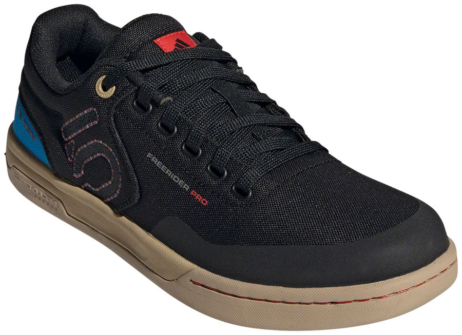 Five Ten Freerider Pro Canvas Flat Shoes - Men's Core BLK/Carbon/Pulse Lime 11