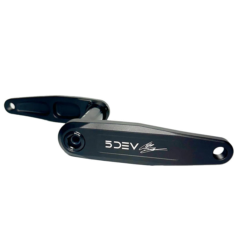 5Dev DH/Freeride Cranks 155mm / DUB Spindle Black