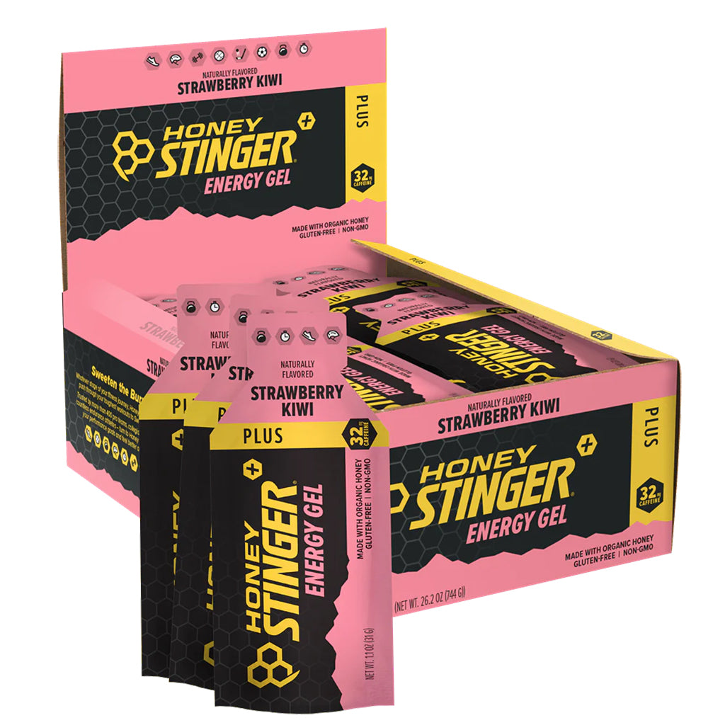 Energy Gel, Organic Kiwi Strawberry +Caffeine, 24/Coun