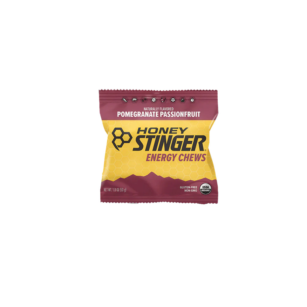 Organic Energy Chews, Pom Passion Fruit, 12/Count