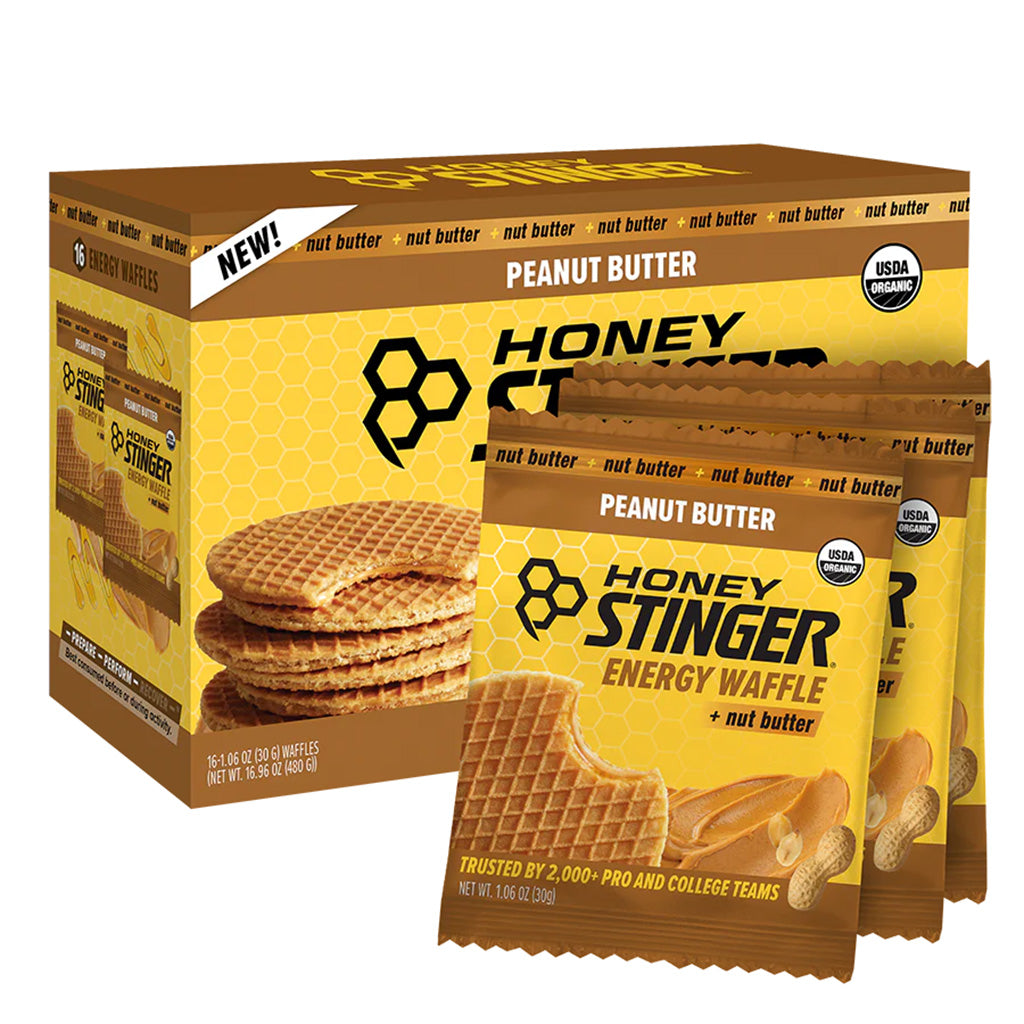 Energy Waffles + Nut Butter, Peanut Butter, 12/Count