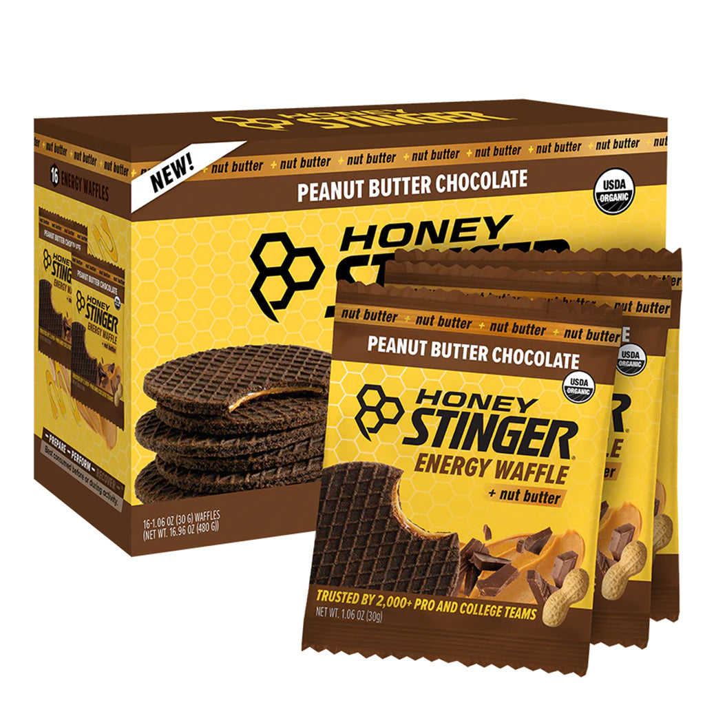 Energy Waffles + Nut Butter, PB Chocolate, 12/Count